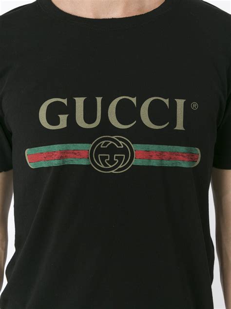 gucci mens t shirt logo|real Gucci shirts for men.